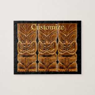Gold Tiki Sculpture Thunder_Cove  Jigsaw Puzzle