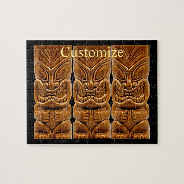 Gold Tiki Sculpture Thunder_Cove  Jigsaw Puzzle (Horizontal)