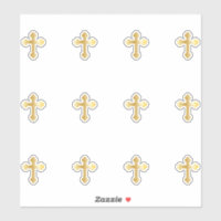 Gold Tone Trinity Cross