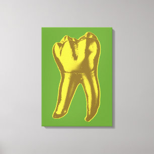 Gold Tooth Canvas Print