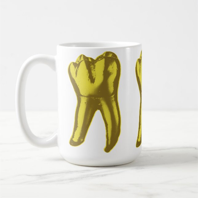 Gold Tooth Coffee Mug (Left)