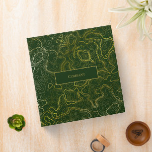 Gold Topography Binder