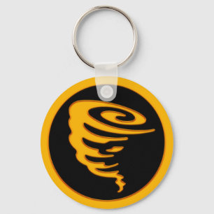 Gold Tornado Keychain