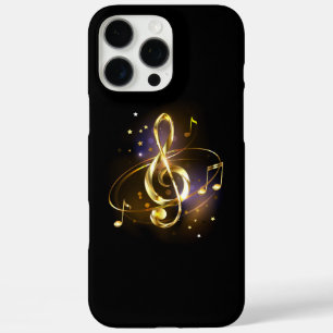 Gold Treble Clef Music iPhone 16 Pro Max Case