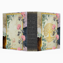 Gold Tree Floral Roses