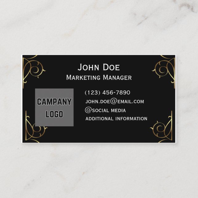gold tree Front And Back Business Cards (Front)