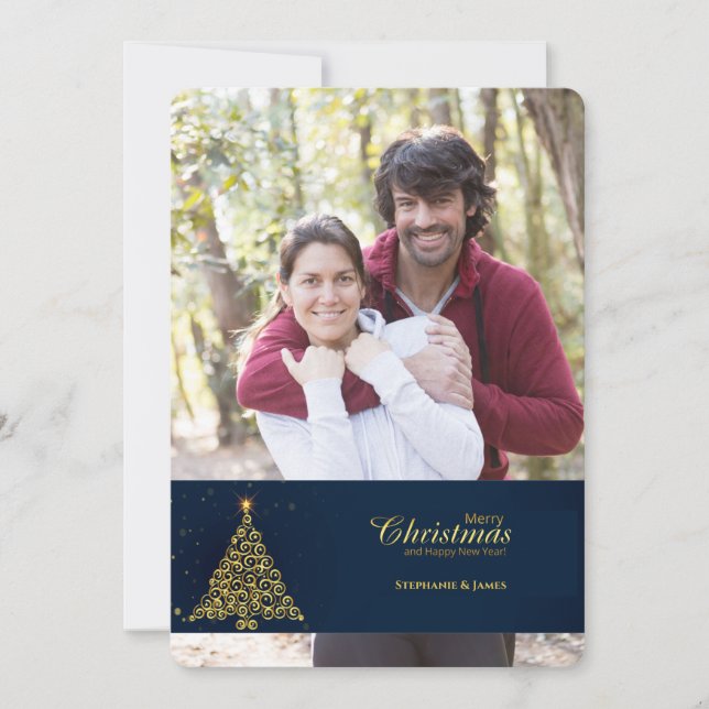 Gold Tree Photo Card (Front)