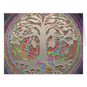 Gold Tree with Butterly