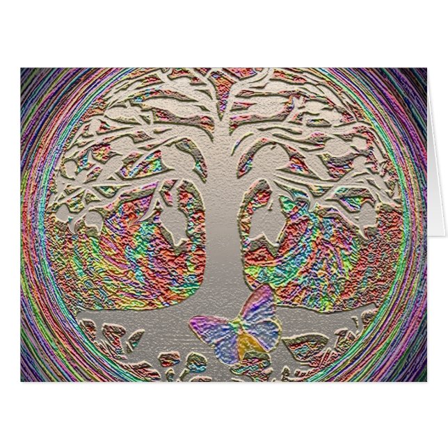 Gold Tree with Butterly (Front Horizontal)