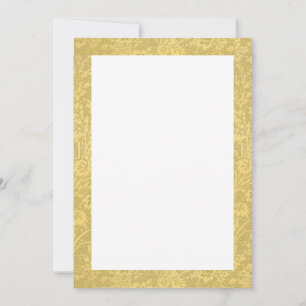 Gold trim elegant save the date