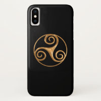 Gold Triskelion