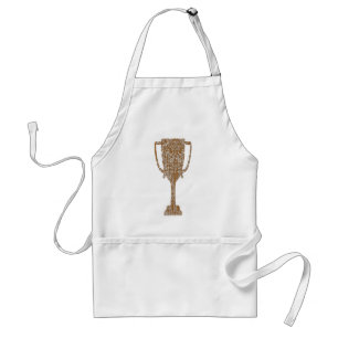 Gold TROPHY : Award Reward Celebration Standard Apron
