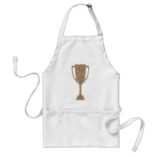 Gold TROPHY : Award Reward Celebration Standard Apron