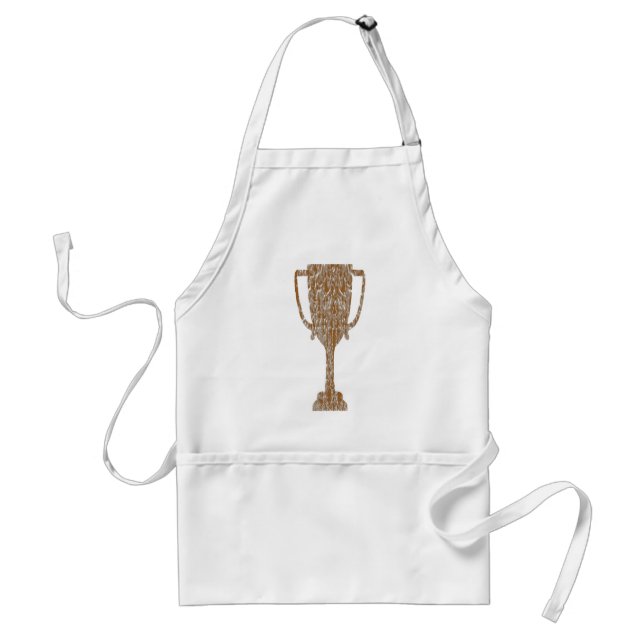 Gold TROPHY : Award Reward Celebration Standard Apron (Front)