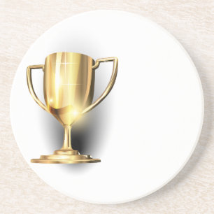Gold Trophy Coaster