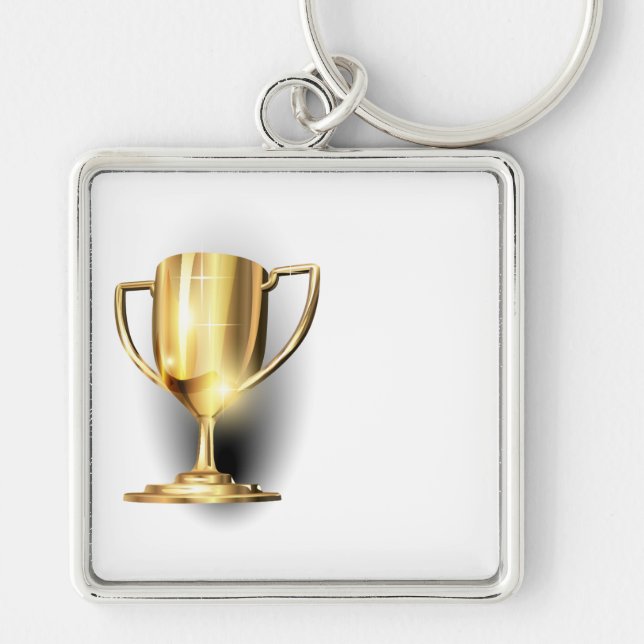 Gold Trophy Keychain (Front)