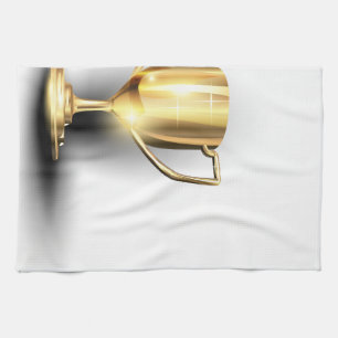Gold Trophy Kitchen Towel