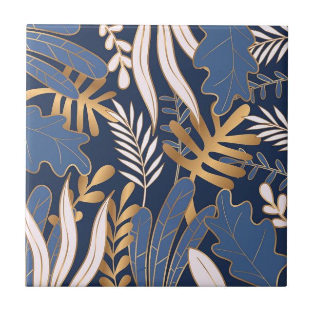 Gold Tropical Tile (Front)