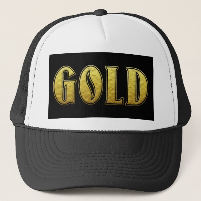 Gold Trucker Hat (Front)