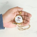 Gold Trump pocket watch - Keep America Great<br><div class="desc">Gold Trump pocket watch - Keep America Great. Golden time keeper for men with vintage flag. Support the republican party campaign. Patriotic design with American flag. Keep America Great. Make America Great Again. Unique Christmas gift idea for the Holidays.</div>