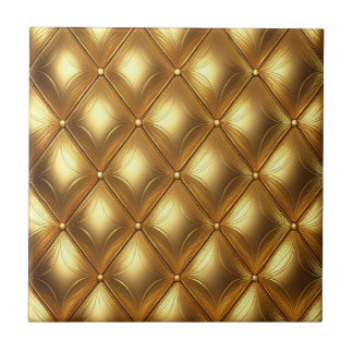 Gold Tufted Design Tile