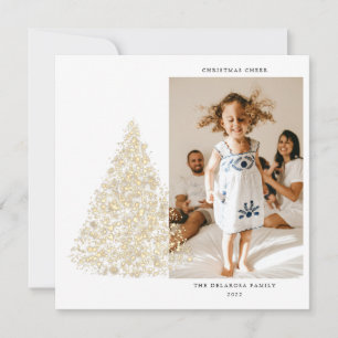 Gold Two Picture Photo Family Christmas  