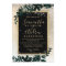 gold typography leaf snow elegant winter wedding