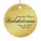Gold Valedictorian Personalized Gold Christmas