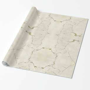 Gold Vein Classic Marble Gothic Art Print Wrapping Paper