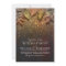 Gold Vintage Fall Leaves Elegant Wedding
