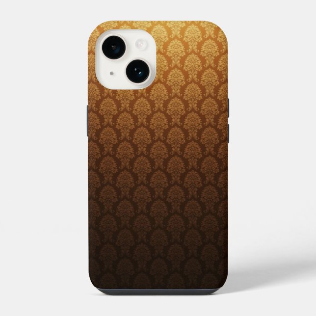 Gold Vintage iPhone Case (Back)
