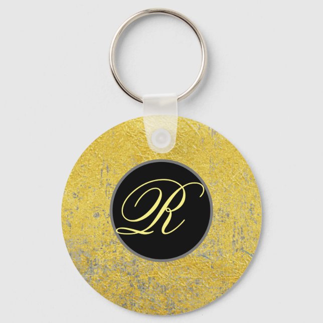 Gold vintage keychain (Front)