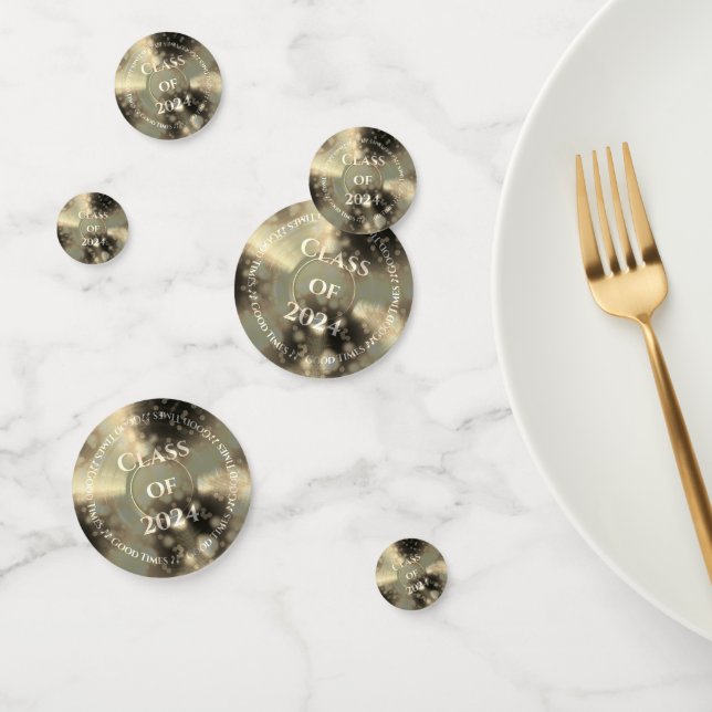Gold Vinyl Record Class of Confetti (Group)