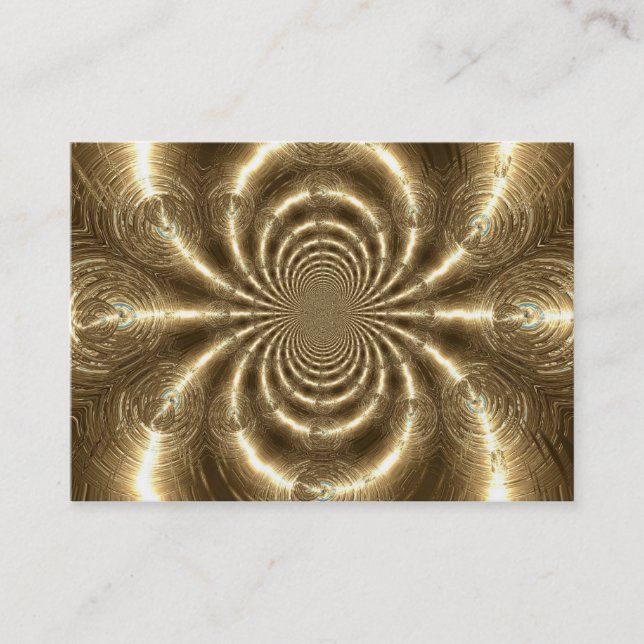 Gold Vortex Business Card (Front)