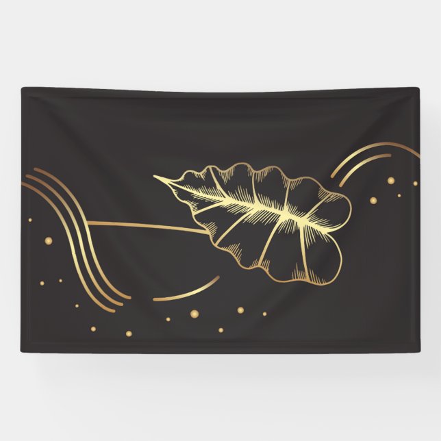 Gold wall art banner (Horizontal)