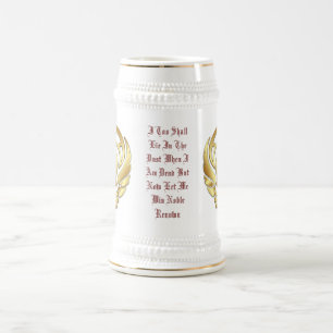 Gold Warrior Spartan Stein