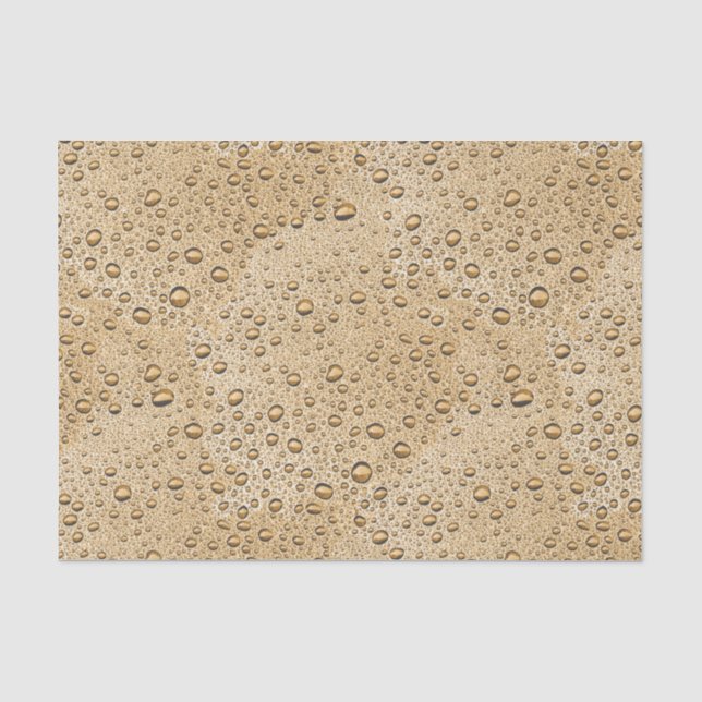 Gold water droplets tissue paper (Front)