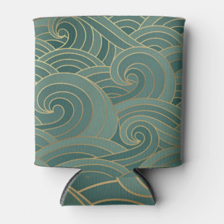 Gold Wave: Traditional Oriental Luxury Can Cooler
