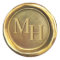       Gold Wax Seal Vintage Classy Luxury Stickers