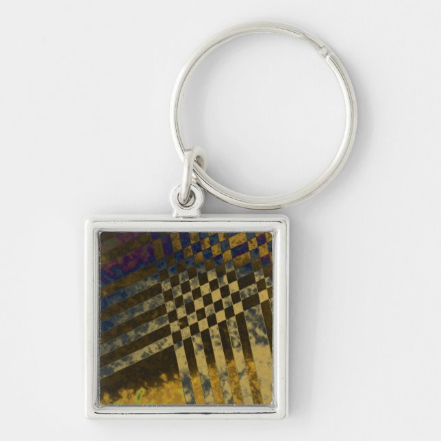 Gold Weave Keychain (Front)