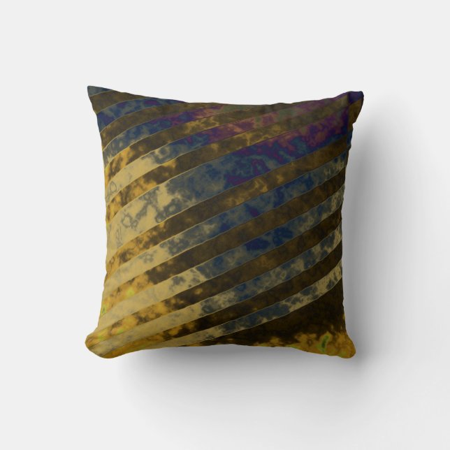 Gold Weave Throw Pillow (Front)