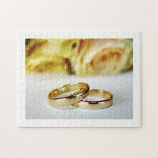Gold Wedding Bands Jigsaw Puzzle