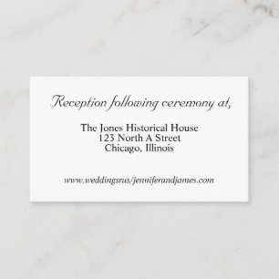 Gold Wedding enclosure cards