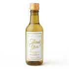 Gold Wedding Mini Wine Bottle Tag Thank You