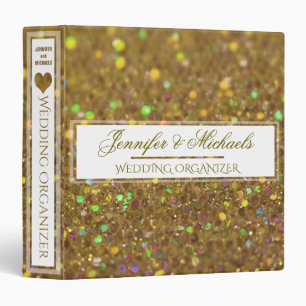 Gold Wedding Organizer / Planner Binder