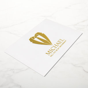 Gold Wedding Suit Personalized Groomsman Proposal