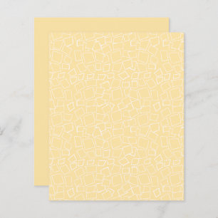 Gold White Abstract Geometric Mosaic Scrapbook