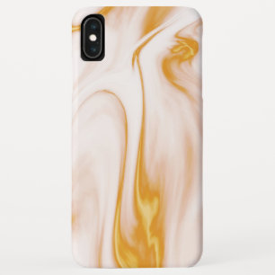 Gold White And Pink Marble Stone iPhone XS Max Case