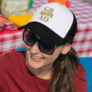Gold & White Graduation Party Trucker Hat