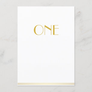 Gold White Great Gatsby Cards In Lieu Of Favours
